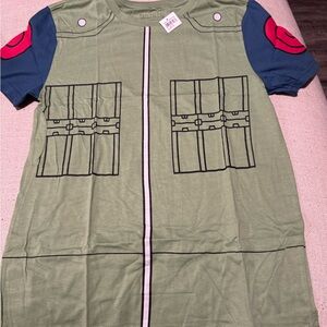 Green and Blue Kids Short Sleeve Tee